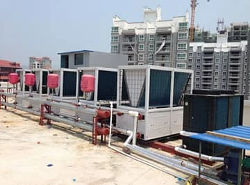 Custodie per pompe di calore a fonte d'aria